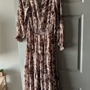 Floral Long Sleeve Dress